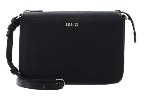 LIU JO Caliwen Crossbody Nero - elegante Umhängetasche - Die LIU JO Umhängetasche kombiniert stilvolles Design mit Funktionalität. Ihre kompakten Maße von 23 x 16 x 8 cm und die metallischen Akzente machen sie zum perfekten Accessoire für jedes Outfit.