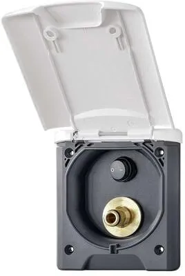 ABL Wassersteckdose Basic Wasserausenanschluss, reinweiß