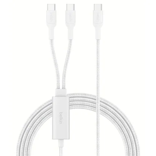 Belkin BOOSTCHARGE Pro 140W USB-C Kabel 1,5m - Weiss - Hochwertiges 1,5m USB-C Kabel mit 140W Leistung für schnelles Laden und effiziente Datenübertragung. Ideal für den täglichen Gebrauch und kompatibel mit vielen Geräten.
