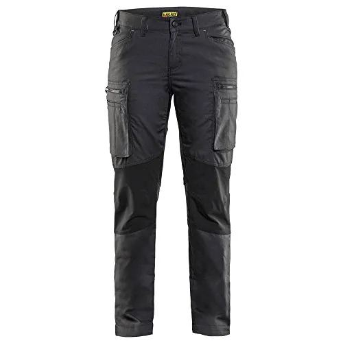 Blakläder Damen-Bundhose mit Stretch-Einsätzen - Arbeitshosen aus leichtem, schnelltrocknendem Material mit Stretcheinsätzen für optimale Bewegungsfreiheit, ideal für drinnen und draußen.