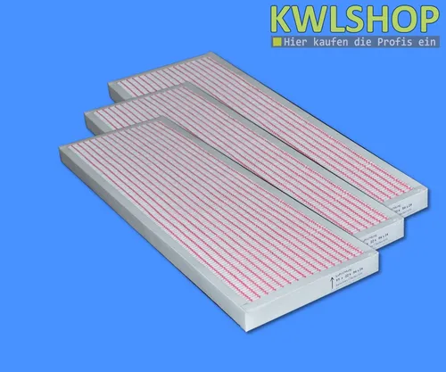 Sparset 3 x Filter F7 für Viessmann Vitovent 300 W (300/400 m³/h), Pollenfilter