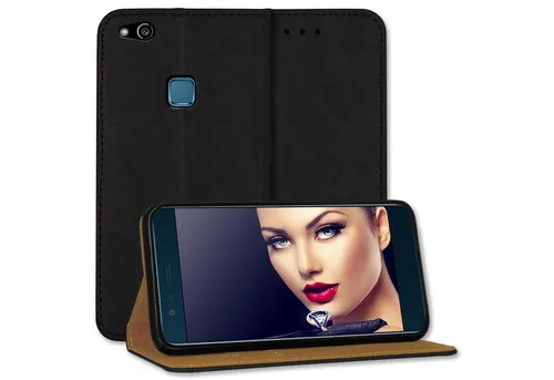 mtb more energy Smartphone-Hülle Bookstyle Hülle Business für Huawei P10 Lite (5.2) - schwarz