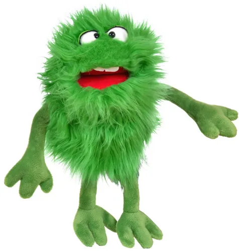 LIVING PUPPETS W763 - Schlick Handpuppe - Vielseitige Handpuppe 'Schlick' in Monster-Design, 35 cm groß, aus hochwertigem Polyester, ideal für kreative Rollenspiele und Unterhaltung.