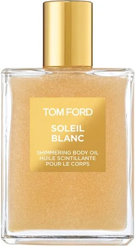 Tom Ford Soleil Blanc Shimmering Körperöl 100 ml - Ganzkörperpflege mit lichtreflektierenden Glanzpartikeln für einen zarten Glow. Beruhigt und pflegt die Haut intensiv nach einem sonnigen Tag.