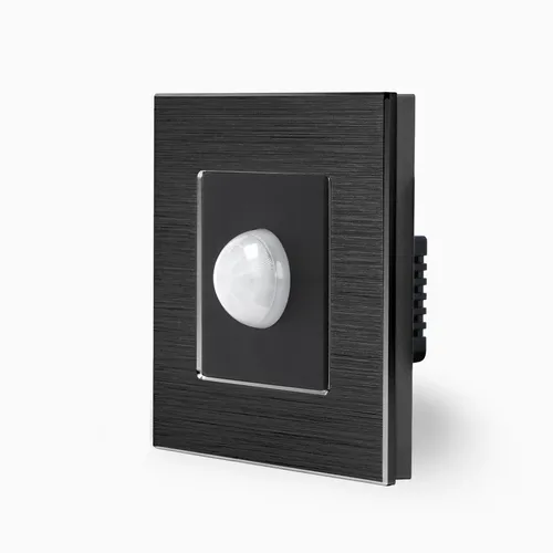 IR Bewegungsmelder Bewegungssensor Infrarot UP Wandmontage Alu-Rahmen