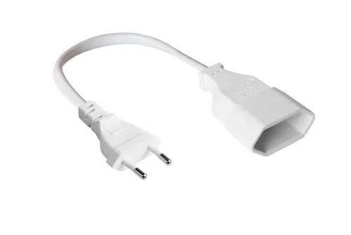 Kabelmeister Netzkabel, (20 cm) in weiß von Kabelmeister