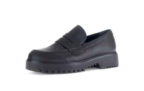 Gabor Damen Slipper - Leichte Mokassins für den Alltag - Slipper & Mokassins für Damen in leichter Mehrweite (G) aus hochwertigem Glattleder, ideal für Komfort und Stil im Alltag.