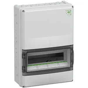 Spelsberg AK 14PLUS Kleinverteiler IP 65 - 12-fach - 12-fach Kleinverteiler mit IP65-Schutz, ideal gegen Staub und Wasser, ausgestattet mit integrierten Belüftungselementen zur Reduzierung von Kondenswasserbildung.