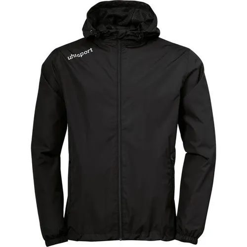 uhlsport Herren Essential Regenjacke 4XL - Sportjacke mit wasserabweisender Beschichtung und verstellbarem Kordelzug, ideal für aktive Männer, die auch bei Regen trocken bleiben möchten.