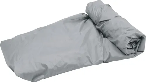 vidaXL Bootspersenning 488-564 cm - Grau - Boot-Zubehör, ideal zum Festmachen und Lagern, aus reißfestem, schimmelresistentem Polyester mit wasserabweisender Beschichtung und verstärktem Gummizug.