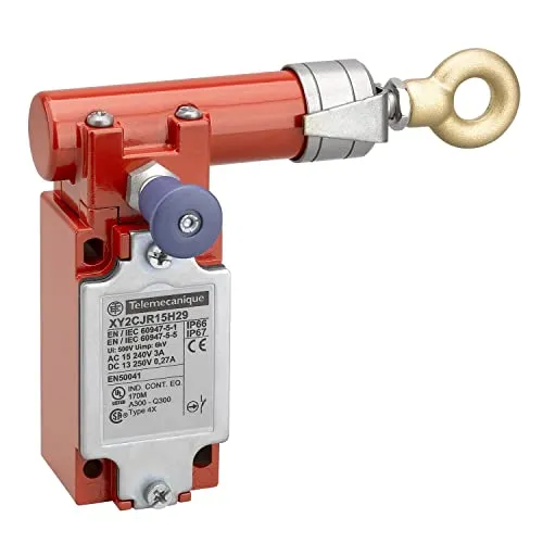 TE Sensors Rope Pull Switch, RH, ISO M20, 2NC