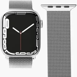 Armband Apple Watch 38 mm | 40 mm | 41 mm Milanese Loop (Silber)