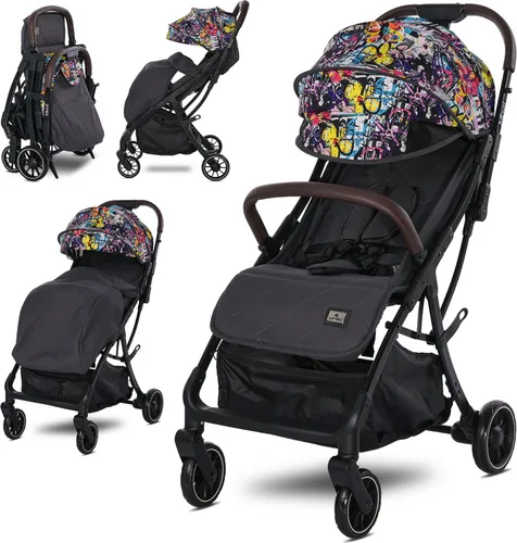 Lorelli Kinderwagen Minori - Leichter Sport Buggy mit Autofold Einhand-Klappsystem - Buggys: Superleicht mit nur 9,3 kg, ideal für Reisen. Innovatives Autofold Einhand-Klappsystem sorgt für müheloses Zusammenfalten und platzsparende Lagerung.