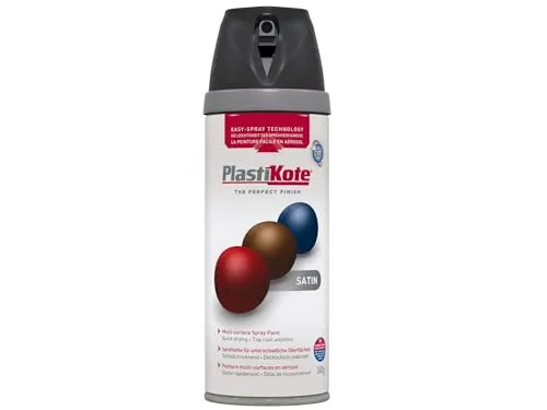 PLASTI-KOTE Premium Spray Paint Satin Black