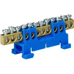 Verteilerklemme 12-polig auf TH Schiene blau 8092