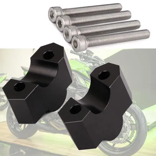 Motorrad-Lenkererhöhungen, Klemmhalterung, für Z750 Z 750 2004-2011 Z1000 Z 1000 2007-2009, Schwarz