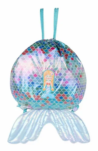 Oilily Turnbeutel Drawstring Bag bunt - Bunter Turnbeutel aus 100% Polyester mit holografischem Design. Ideal für Freizeit und Sport, leicht und praktisch für unterwegs.