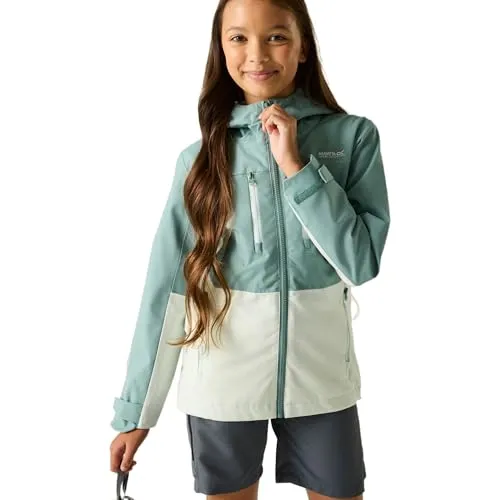 Regatta Highton Jacket für 9-10 Jahre - Wasserabweisende Jacke in Grün, ideal für Outdoor-Aktivitäten und Freizeit. Schützt zuverlässig vor Wind und Wetter.