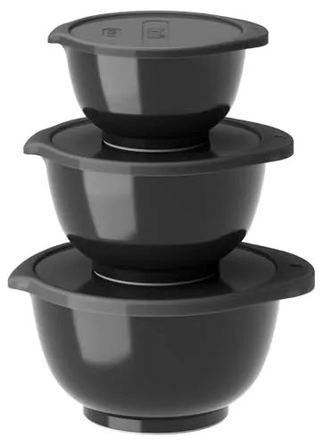 Rosti Margrethe Mini-Schüssel-Set 6er-Set - Praktisches Set aus stapelbaren Rührschüsseln mit Deckeln, ideal für jede Küche und perfekt zum Vorbereiten und Aufbewahren von Zutaten.