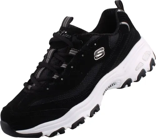 Skechers D'Lites - Biggest Fan 11930-BLK Damen Sneaker - Damen Sneaker von Skechers mit Air-Cooled Memory Foam-Technologie für ultimativen Komfort und Unterstützung. Ideal für Fitness und Alltag, verbindet Stil und Funktionalität.
