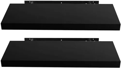 EUGAD Wandregal 2-tlg. - Modernes Holz Board in verschiedenen Farben - Wandregal aus MDF Holz, ideal für stilvolle Aufbewahrung. Erhältlich in verschiedenen Größen und Farben, inklusive Befestigungsmaterial für einfache Montage.