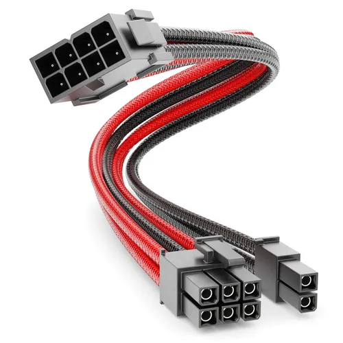 6+2 Pin PCI Express GPU Grafikkarte Strom Kabel Intern 30cm PC Computer Rot