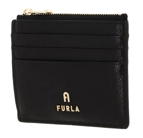 Furla Kartenhalter Schwarz - Stilvoll und zeitlos - Damen-Geldbörsen, eleganter Kartenhalter von Furla in Schwarz, ideal für einen modernen Look und praktische Aufbewahrung.