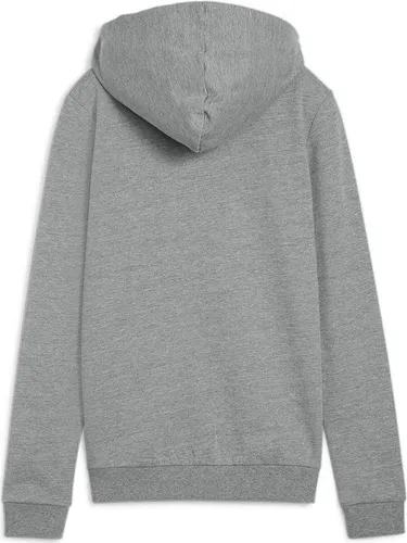 Puma Teamgoal Kapuzensweat Damen - Hellgrau Meliert - Sportjacke mit Kapuze, aus 78% Baumwolle und 22% recycelter Baumwolle, ideal für Komfort und Nachhaltigkeit beim Training oder in der Freizeit.