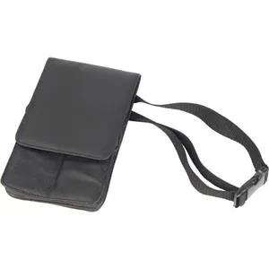 Efalock Werkzeugtasche Protect schwarz - Praktische Werkzeugtasche aus Kunstleder für Haarschneider, mit Magnetdruckknopfverschluss und Bauchgurt für optimalen Tragekomfort.