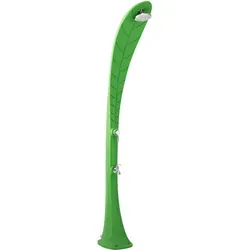 Steinbach Solardusche Leaf - Moderne Gartendusche mit 23 Liter Tankinhalt und Warm/Kalt Drehventil, ideal für Pools und Gärten.