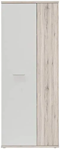 Schuhschrank in Sandeiche - 5 Einlegeböden, 69 cm breit - Schuhaufbewahrung mit 5 Einlegeböden, ideal für Ordnung in Flur und Diele. Schickes Design in Sandeiche und platzsparende Maße von 69 cm Breite.