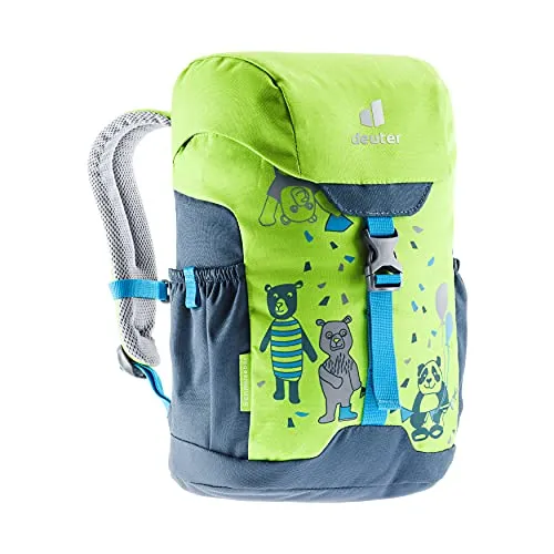 deuter Schmusebär Kinderrucksack (8 L) - Kiwi-arctic, komfortabel gepolstert, sicher durch reflektierende Elemente und ideal für Kinder ab 3 Jahren