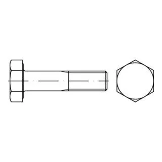 Peiner EN 14399-4 Sechskant-Schaftschraube M22x75 Stahl 10.9 blank