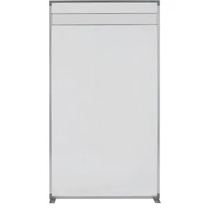 magnetoplan Trennwand 1103880, transparent 100 x 180 cm in weiß von magnetoplan