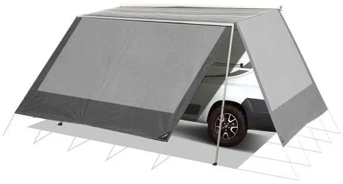 Brunner Belveder 280 Busvorzelt grau - Busvorzelt in Grau, ideal für Campingausflüge, mit robusten Seitenwänden aus 100% Polyester für optimalen Wetterschutz.