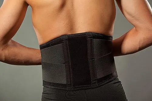 LOREY Hochwertige Rückenbandage aus Neopren, Rückenstütze, Rückengurt, XL