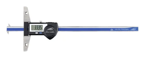 Helios Preisser Digital-Breiten- und Abstandstiefen-Messer IP67 - Präziser Digital-Tiefenmessschieber mit 300 mm Messbereich, wasserdicht nach IP67. Ideal für professionelle Anwendungen, mit variablen Datenausgängen und praktischen Funktionen.