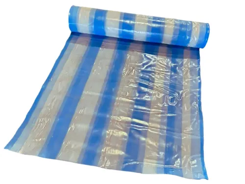 Dampfbremse Dampfsperre Blau/Weiß Zuschnitt pro 1m2. Breite 4 m - Mit Zulassung