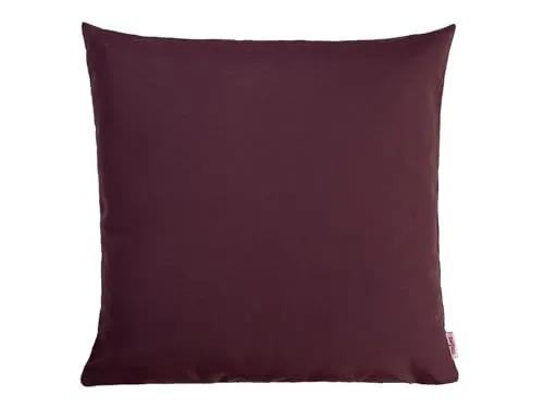 beties „Wunschton“ Kissenhülle ca. 40x40 cm Kissenbezug Kopfkissenbezug in großer Sortiments- und Größenauswahl – EIN idealer Uni Begleiter (sukkulenten-violett)