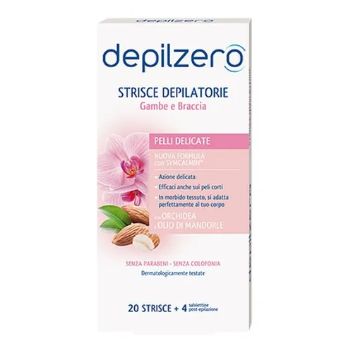 DEPILZERO STRISCE GAMBE-BRACCIA 20