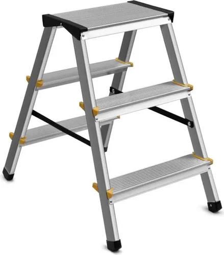 Klappbare Aluminiumleiter mit 2 Stufen, max. 150 kg