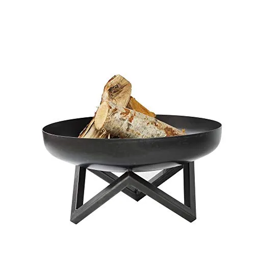 GARDENER 109-2 Feuerschale 70 cm - Feuerschale aus robustem Stahl für gemütliche Lagerfeuerabende im Garten, ideal für Holzbrände und stimmungsvolle Atmosphäre.