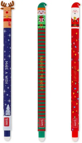 Legami Löschbare Gelstifte naughty or nice? Weihnachten Set
