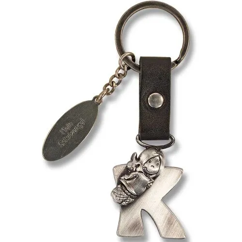 Depesche Guardian Angel Key Ring with Letter K