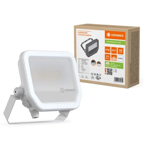 Ledvance LED Fluter Floodlight weiß IP66 17W 2400lm neutralweiß 4000K 100° Licht