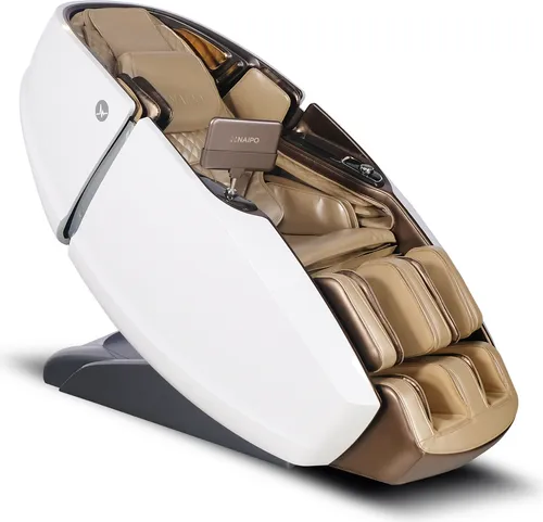Aspria 4D Massagesessel - Raumkapsel-Massagestuhl für perfekte Entspannung - Massagesessel mit intelligenter Massage-Technologie, die individuell auf Ihre Bedürfnisse eingeht und eine umfassende Ganzkörpermassage bietet. Ideal für entspannende Momente zu Hause.