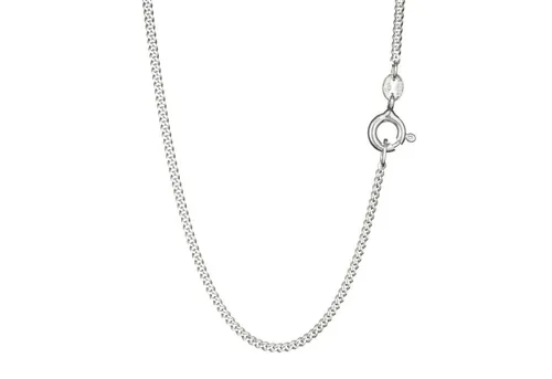 NKlaus Panzerkette Halskette 50cm aus 925 Silber - Ketten ohne Anhänger, diamantierte Panzerkette aus hochwertigem 925 Sterling Silber, Made in Germany - ideal für jeden Anlass.