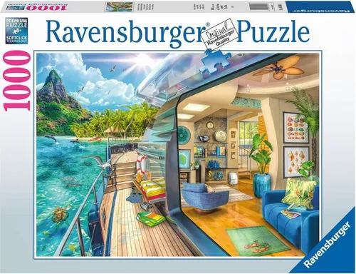 RAVENSBURGER Puzzle 1000el -Kreuzfahrt auf der tropischen Insel 169481 Ravensburger