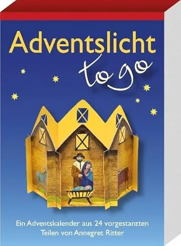 Adventslicht - to go. Ein Adventskalender aus 24 vorgestanzten Teilen (Adventskalender für Erwachsene: zum täglich Basteln)