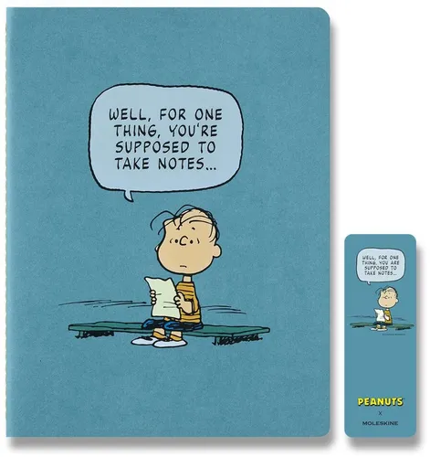 MOLESKINE Peanuts XL, liniert, blau